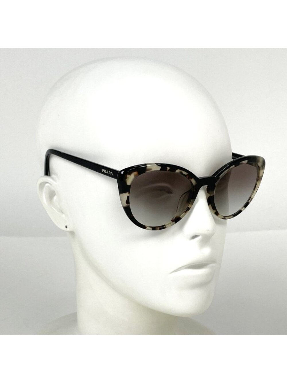 Prada Sunglasses Gradient Acetate Black Multicolor Eyewear - Picture 5 of 6